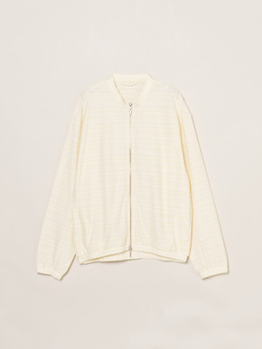 Men's slub tuck border blouson 詳細画像