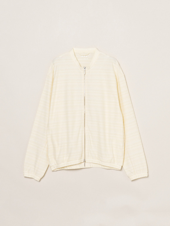 Men's slub tuck border blouson