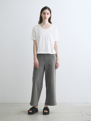 Suvin 28 jersey v neck tee 詳細画像