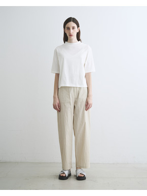 Suvin 28 jersey mock neck tee 詳細画像