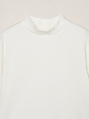 Suvin 28 jersey mock neck tee 詳細画像