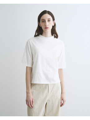 Suvin 28 jersey mock neck tee 詳細画像