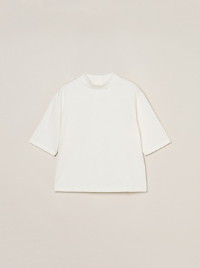 Suvin 28 jersey mock neck tee 詳細画像