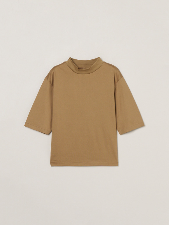 Suvin 28 jersey mock neck tee