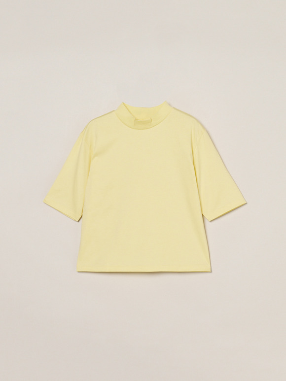 Suvin 28 jersey mock neck tee