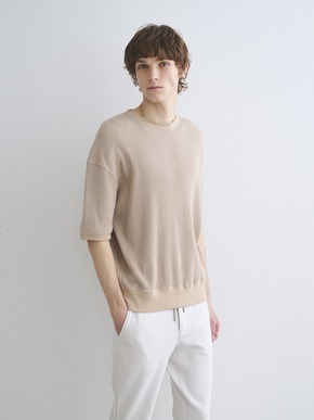 Men's dress waffle s/s sweat 詳細画像