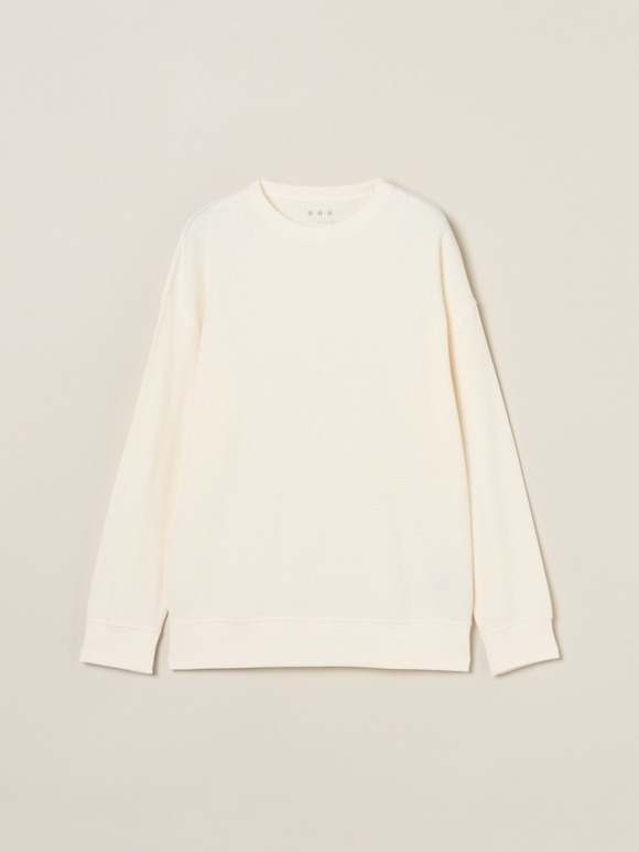 Men's dress waffle l/s sweat