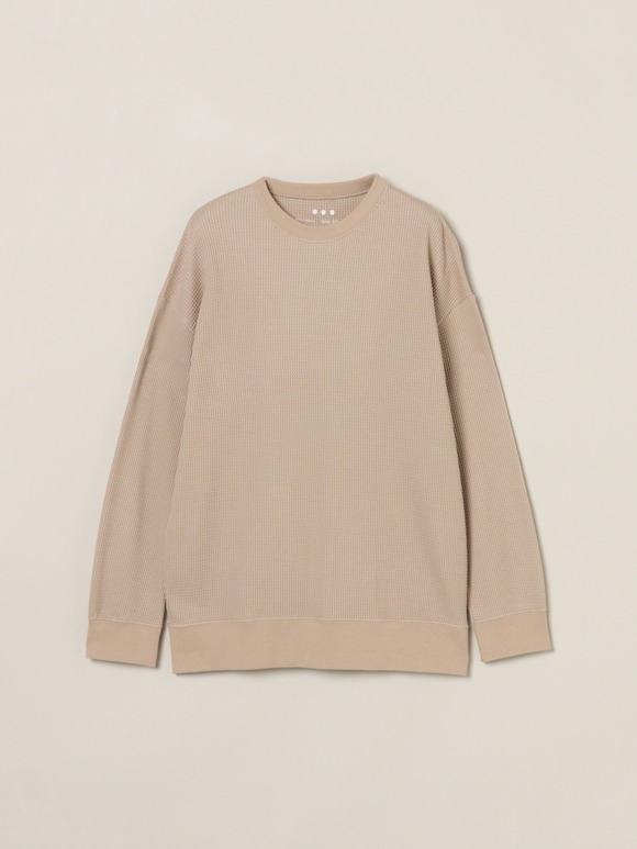 Men's dress waffle l/s sweat