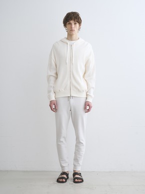 Men's dress waffle zip hoody 詳細画像