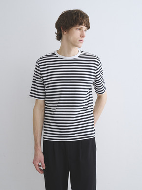 Men's Powderycotton border s/s T 詳細画像