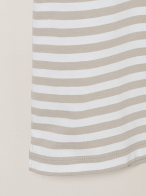 Men's Powdery cotton border polo 詳細画像