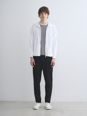 Men's Powdery cotton zip up hoody 詳細画像