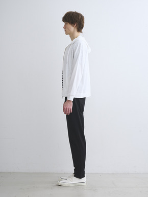 Men's Powdery cotton zip up hoody 詳細画像