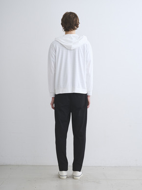 Men's Powdery cotton zip up hoody 詳細画像