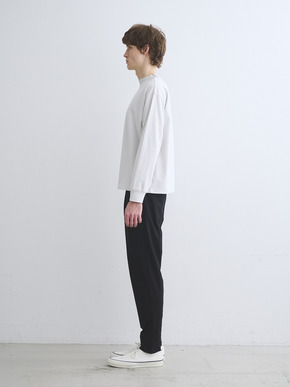 Men's Powdery cotton l/s crew 詳細画像