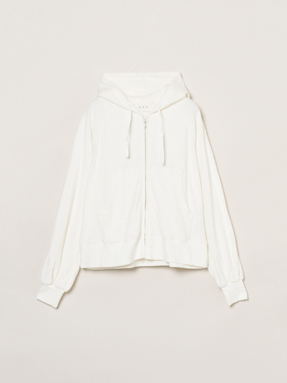 Pure pile zip up hoody