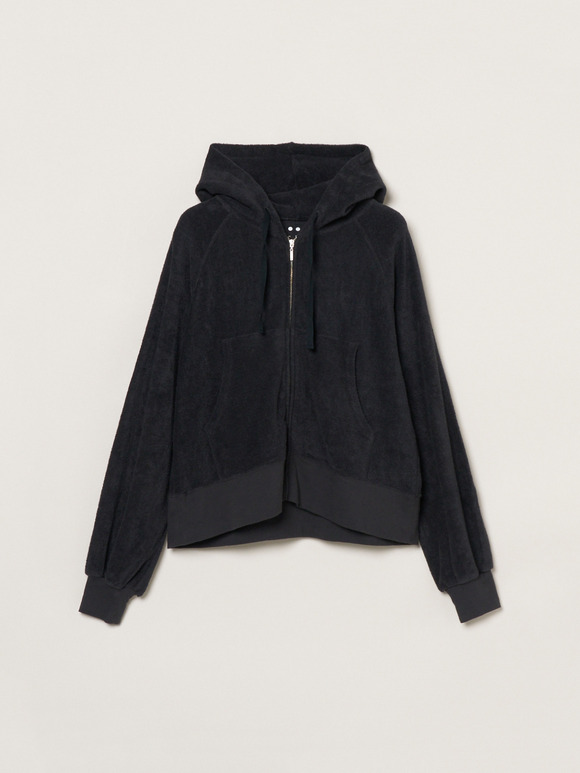 Pure pile zip up hoody
