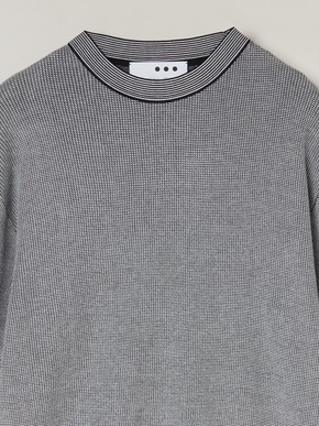 Men's organic cotton waffle t-shirt 詳細画像