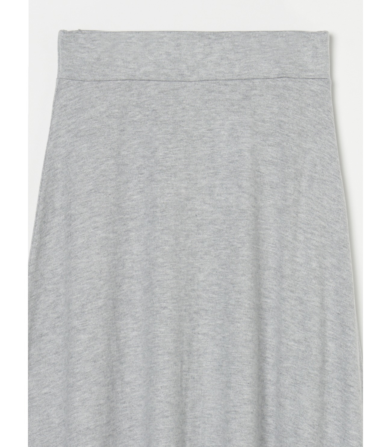 Brushed sweater long skirt 詳細画像 heathered grey 2