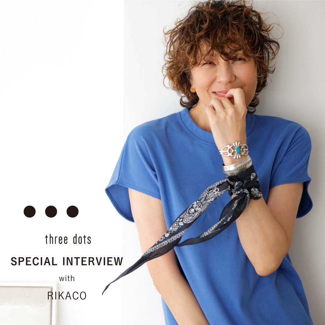 THREE DOTS SPECIAL INTERVIEW WITH RIKACO